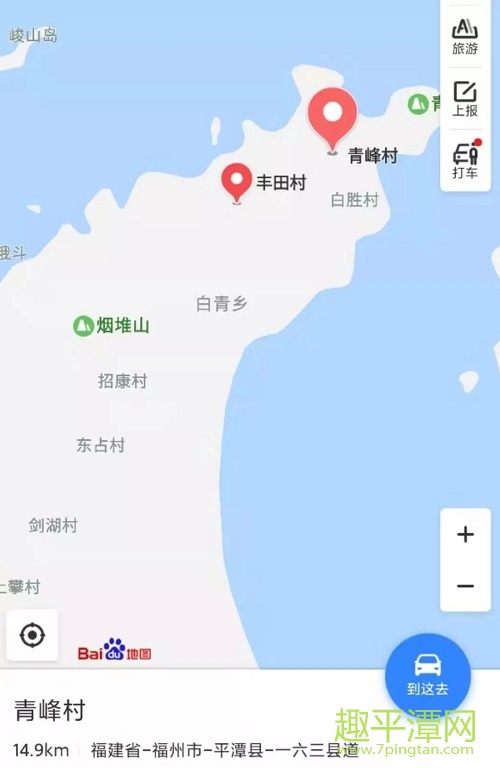 平潭北部湾廊道地图