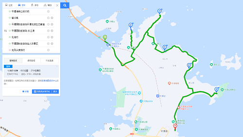 平潭自驾游路线图